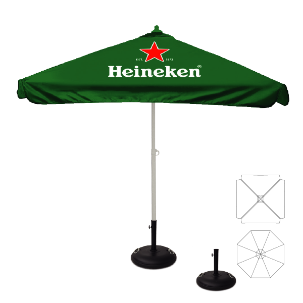 COMMERCIAL PREMIUM PARASOL - SQUARE